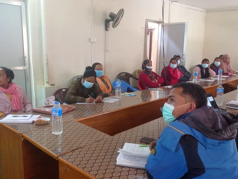 मुसीकाेटमा घटना दर्ता र सामाजिक सुरक्षा सम्बन्धी अभिमुखिकरण