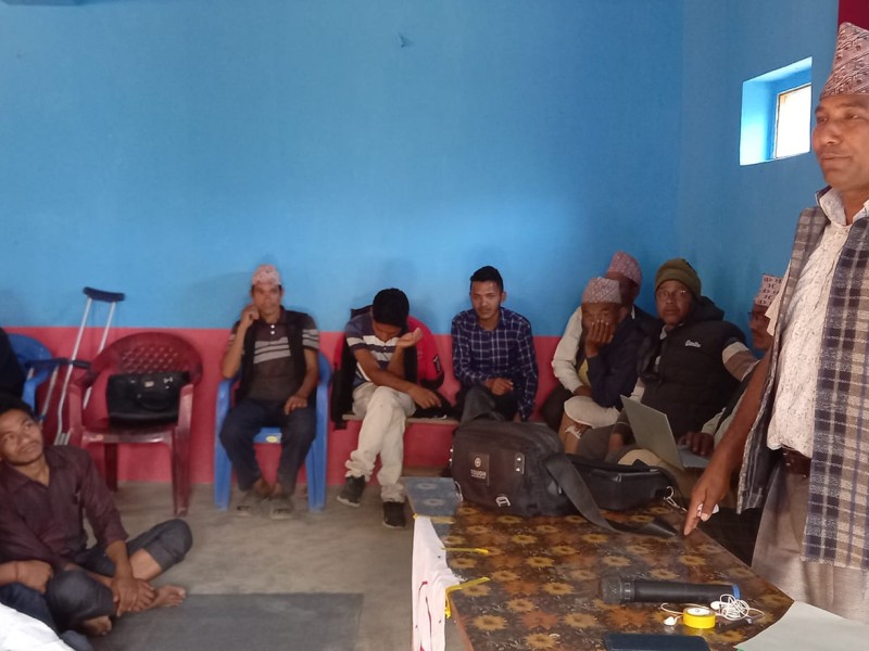 बाँफिकाेट ६ मा वाइसीयलकाे १ सय ३७ सदस्यीय वडा समिति