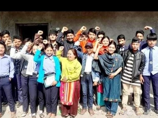 जनता मावि पोखरामा अनेरास्ववियू क्रान्तिकारी