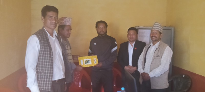 घमण्ड सीलाई समाजवादी मोर्चा  त्रिवेणीको  नेतृत्व हस्तान्तरण 