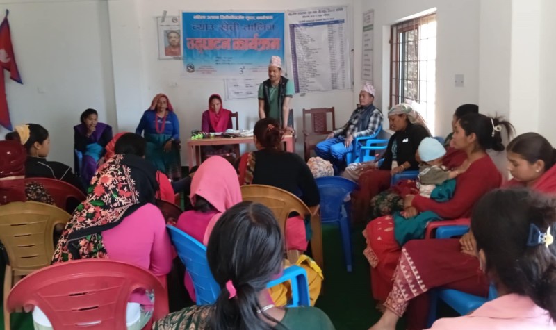 बाँफिकोट १ मा एक महिने च्याउ खेती तालिम सुरु 