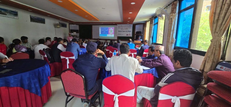 रुकुम पश्चिममा मातृ तथा पेरिनेटल मृत्यु निगरानी तथा प्रतिकार्य सम्वन्धी अभिमुखिकरण तालिम