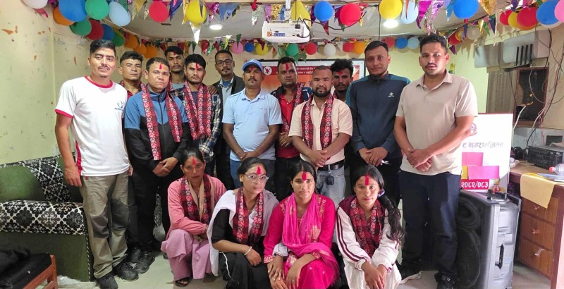 प्रेस सेन्टर नेपाल आठविसकोट नगर अध्यक्षमा इतिहास परियार चयन 