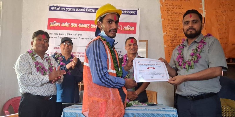 गाउँमै प्राविधिक जनशक्ति उत्पादन गर्न ग्रामीण मर्मत-सम्भार तालिम 