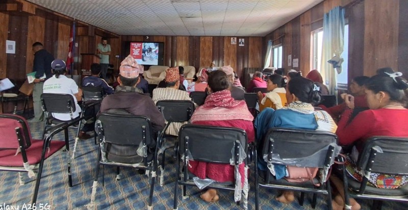 बारेकोटमा सञ्चालन तथा मर्मत सम्भार सम्बन्धी अभिमुखीकरण कार्यशाला 