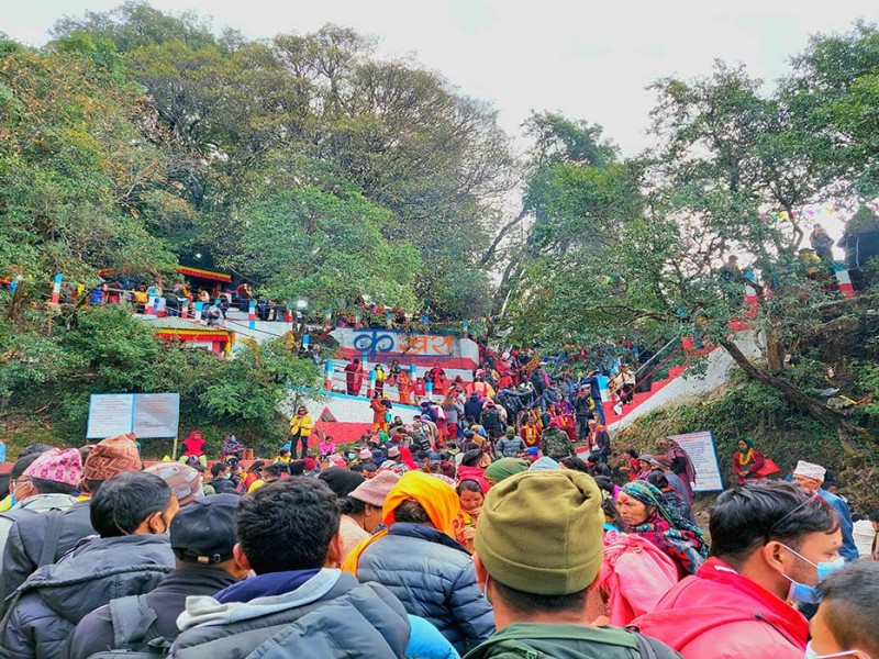 डिग्रे मन्दिरमा बोकाको टाउको बिक्रिबाट मात्रै साढे ५ लाख  बढी आम्दानी 