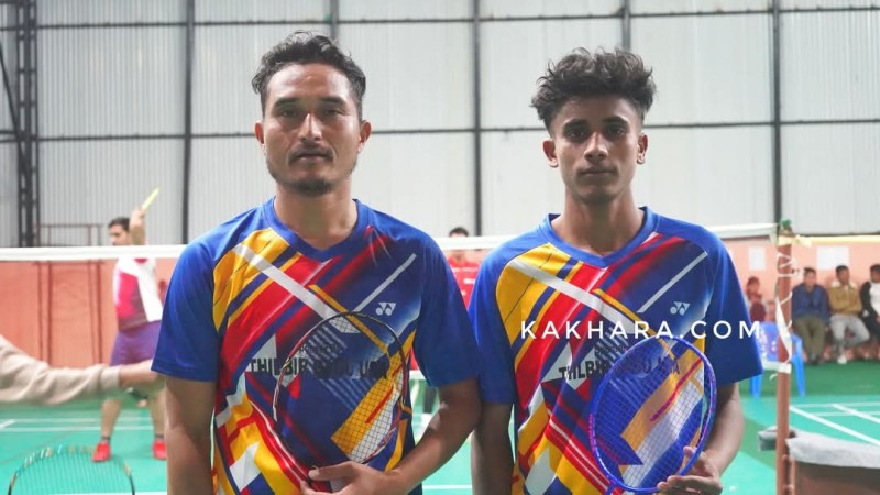 अल नेपाल खुला डबल्स ब्याडमिन्टनः रुकुम पश्चिमको नवराज र मुस्कानको जोडी विजेता 
