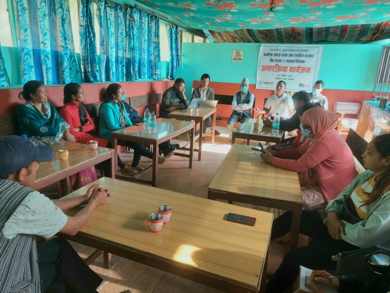 विकास र सहकार्यका लागि सूचना र समन्वय जरुरी