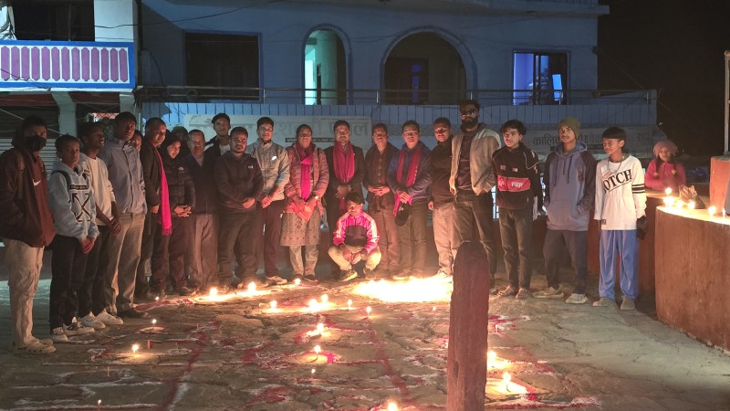 `जनयुद्ध दिवस´को अवसरमा मुसिकोटमा दीप प्रज्वलन