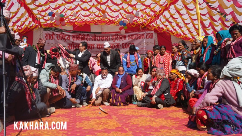 सानीभेरी र चौरजहारीका सहिद परिवार तथा घाइते अपाङ्गलाई सम्मान  