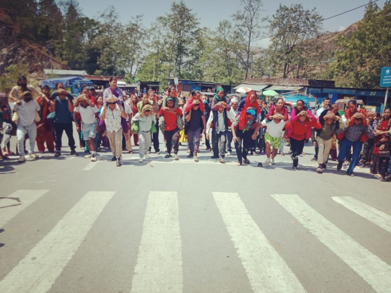 श्रीमती बोकेर दौडिने प्रतियोगितामा पूर्णबहादुर प्रथम 