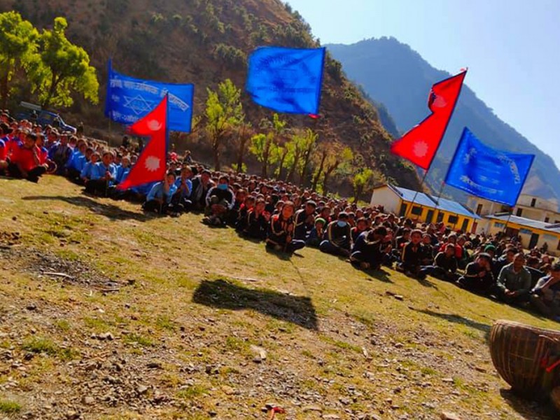 रुकुम पूर्वमा १२ औं जिल्ला स्तरीय राष्ट्रपति रनिङ शिल्ड सुरु