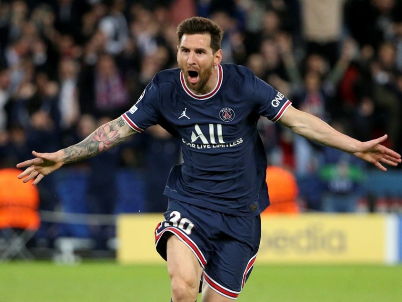 पीएसजीका लागि मेस्सीकाे पहिलाे गाेल, च्याम्पियन्स लिगमा सिटी पराजित