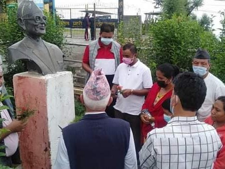 शालिकमा माल्यार्पन गरी विपि स्मृति दिवश मनाइयो