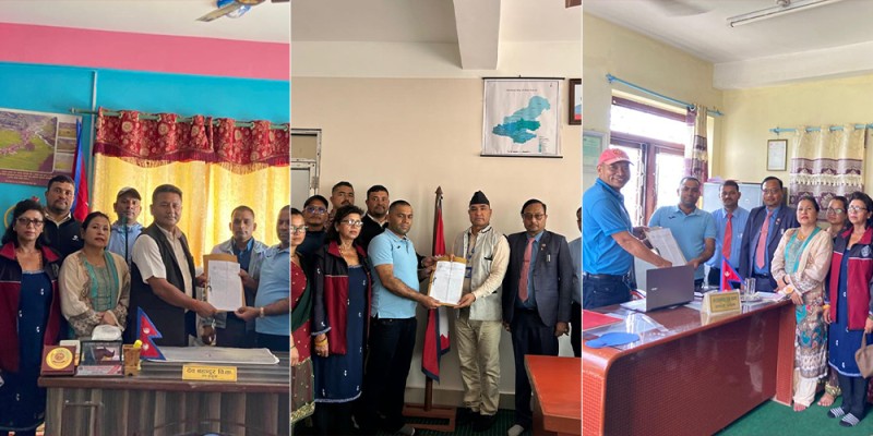 प्याब्सन रुकुम पश्चिमले बुझायो जिसस सहित तीन कार्यालयमा ज्ञापन पत्र 