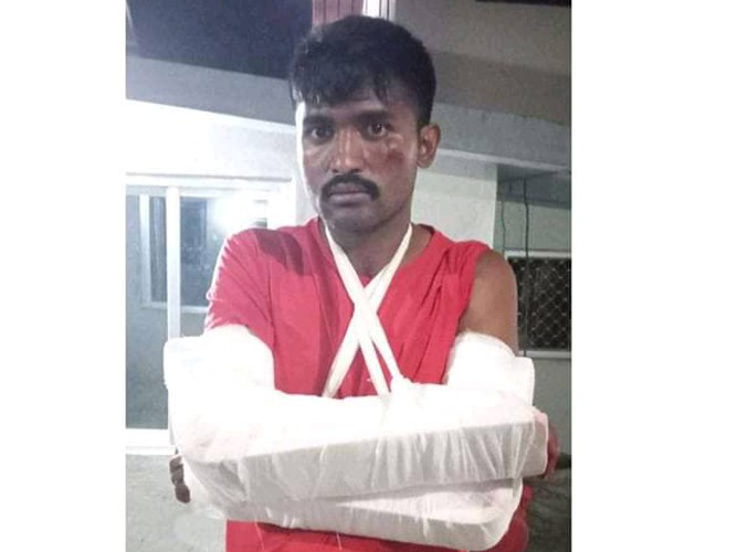 आठबीसकोट नगर प्रहरीका असई घाइते 