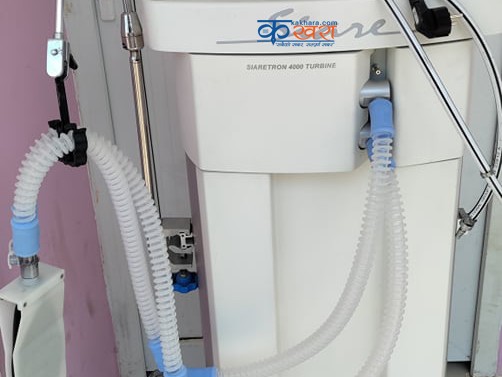 भेन्टिलटेर सञ्चालनको तयारी