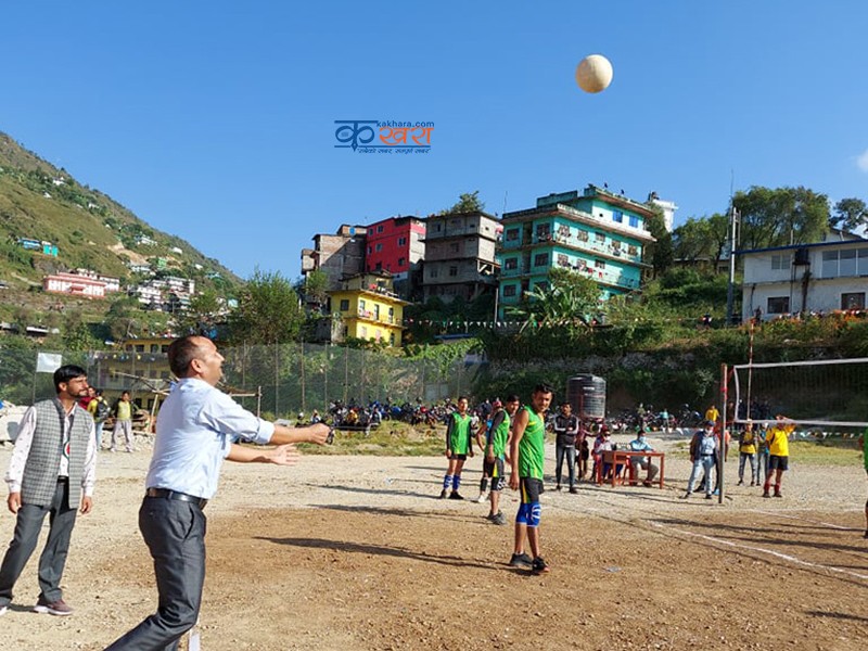 अन्तरपालिका स्तरीय खेलकुद प्रतियाेगिता जारी