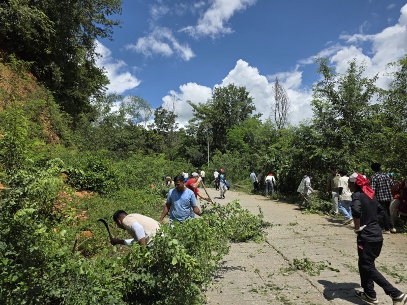 रुकुम पश्चिममा श्रम तथा उत्पादनमा वाइसीयल अभियान सुरु