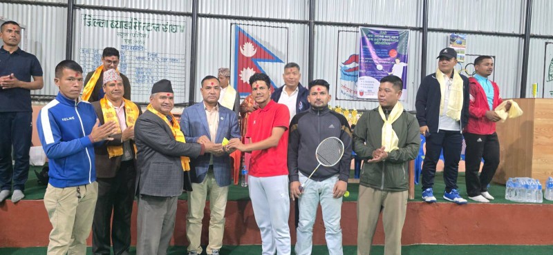 मुसिकोटमा तेस्रो वडाध्यक्ष कप ब्याडमिन्टन प्रतियोगिता सुरु 