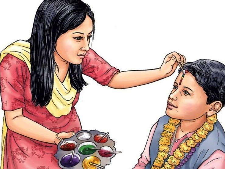 आज भाइटीका, उत्तम साइत ११:०२ बजे