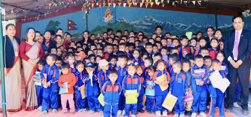 विजयश्वरी स्कुलले गर्‍यो नयाँ भर्ना हुने विद्यार्थीलाई स्वागत 