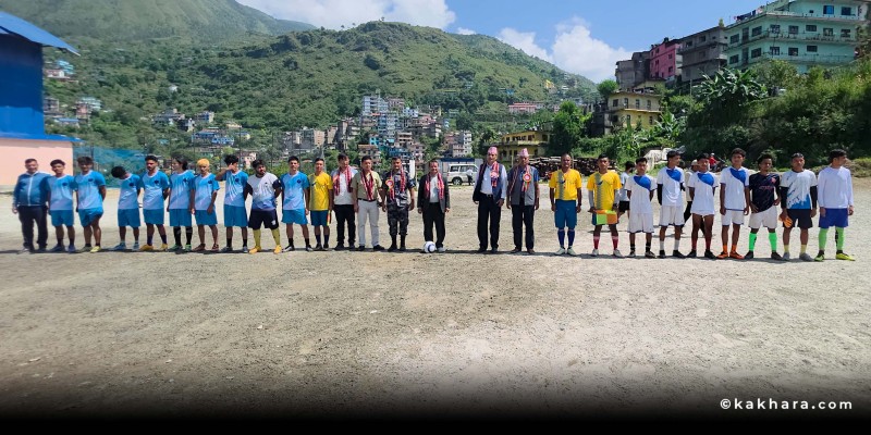 मुसिकोटमा हालसम्मकै ठुलो द लिजेण्ड कप फुटबल प्रतियोगिताको उद्घाटन 