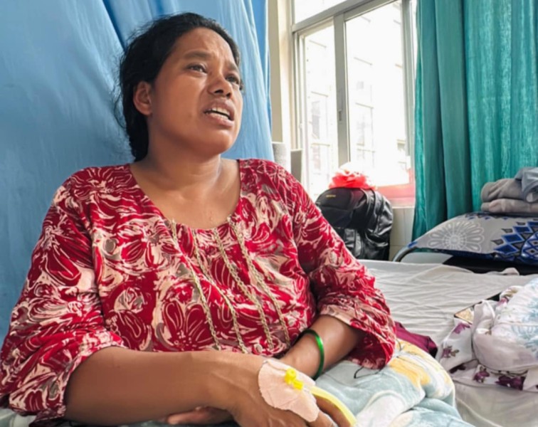 क्यान्सर पीडित सिर्जनाको उपचारका लागि सहयोगको याचना