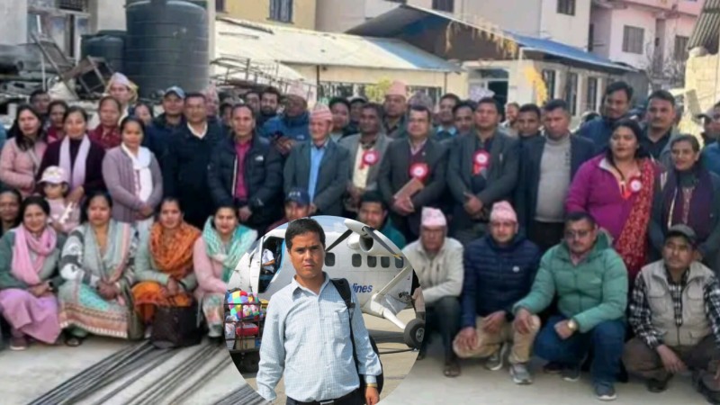 नेपाल निजामती कर्मचारी युनियन रुकुम पश्चिमको अध्यक्षमा जोगेन्द्र  पुन