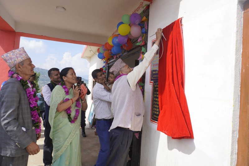 त्रिवेणी ७ को वडा कार्यालय भवन उद्घाटन, सेवा प्रवाहमा सहज