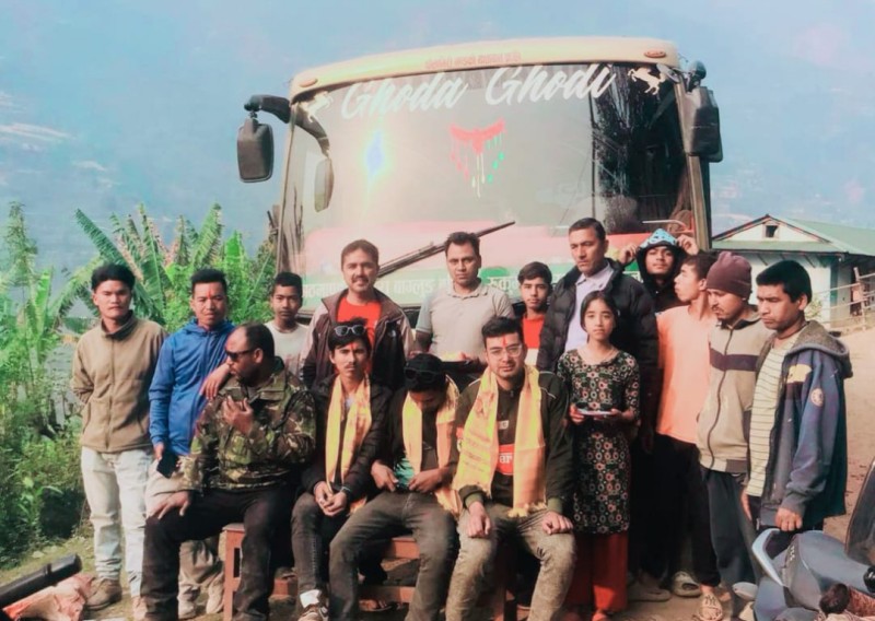 सिस्ने यातायात प्रालिद्वारा छिनखेतबाट काठमाडौँका लागि रात्रि बस सेवा सुरु