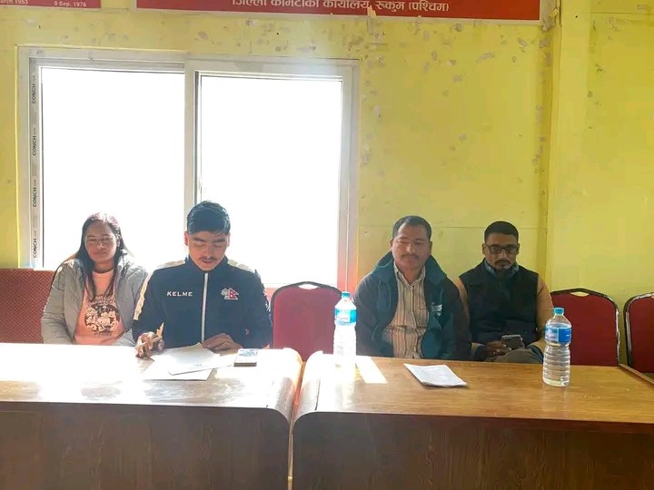 प्रेस सेन्टर रुकुम पश्चिमको बैठक सम्पन्न, के के भए निर्णय ?