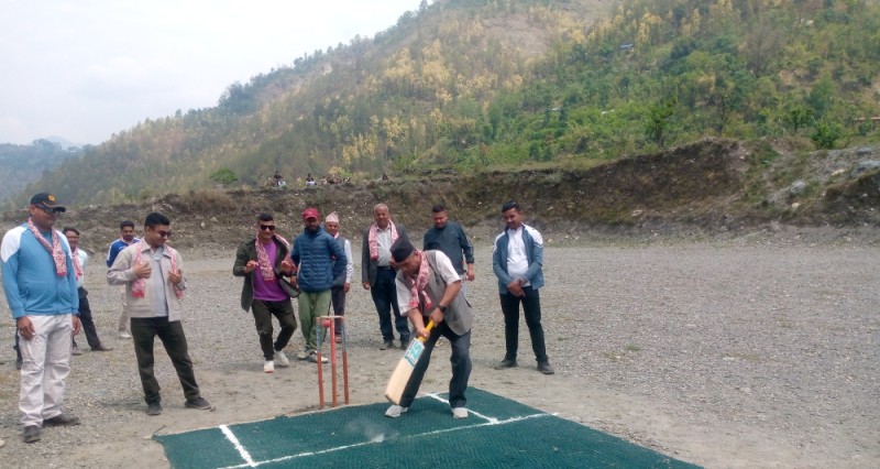 ट्याखोलामा आजदेखि प्रथम पालिकास्तरिय यू–१६ क्रिकेट प्रतियोगिता सुरु 