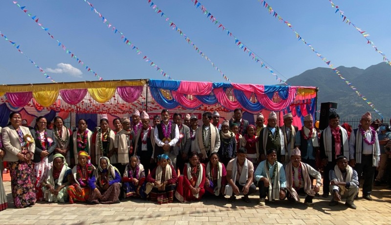 त्रिवेणी गाउँपालिकालाई जग्गा उपलब्ध बनाउने ३५ जना सम्मानित 