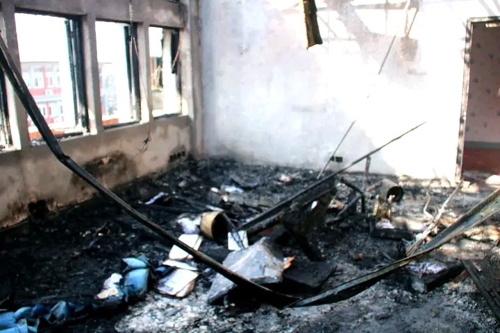 खानेपानीमन्त्रीको कार्यकक्षमा आगलागीः पचास लाख बराबरको क्षति