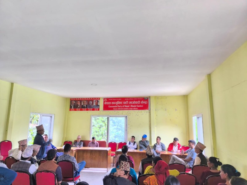 माओवादी केन्द्र मुसिकोटले असोज ३ गते १४ वटै वडाको नेतृत्व चुन्ने 