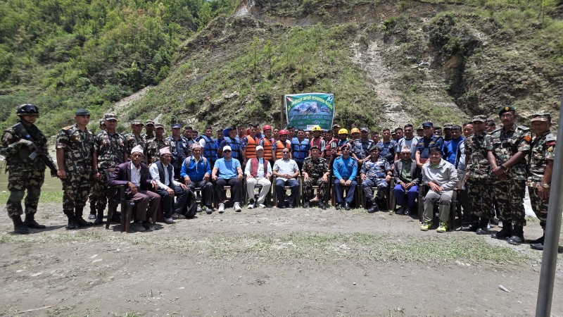 सानीभेरी नदीमा बाढी तथा डुबान सम्बन्धी नमुना अभ्यास