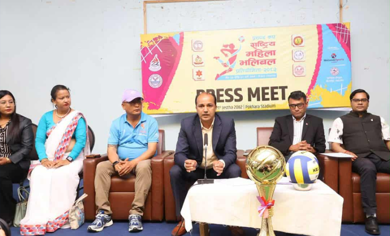 पाेखरामा जेठ २७ देखि प्रचण्ड कप राष्ट्रिय महिला भलिबल हुने