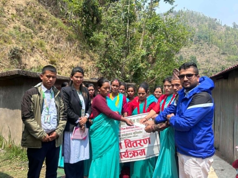 कालिका लघुवित्तद्वारा मृतकका परिवारलाई ४ लाख २५ हजार राहत प्रदान 
