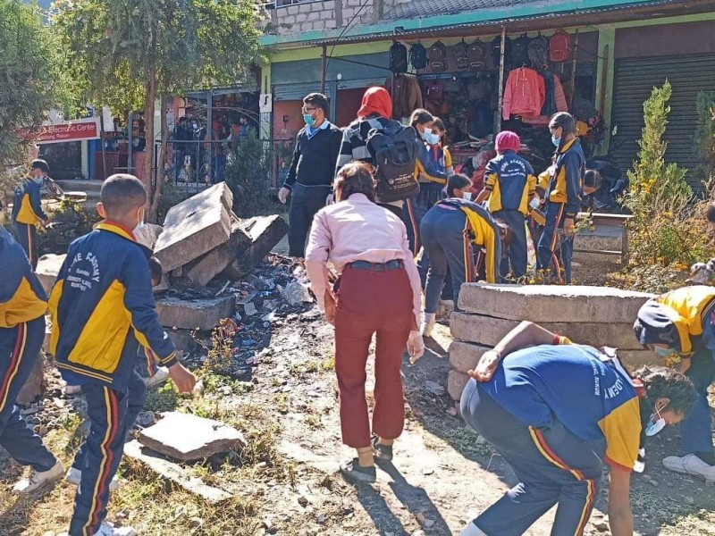 प्याब्सन दिवशमा सरसफाई