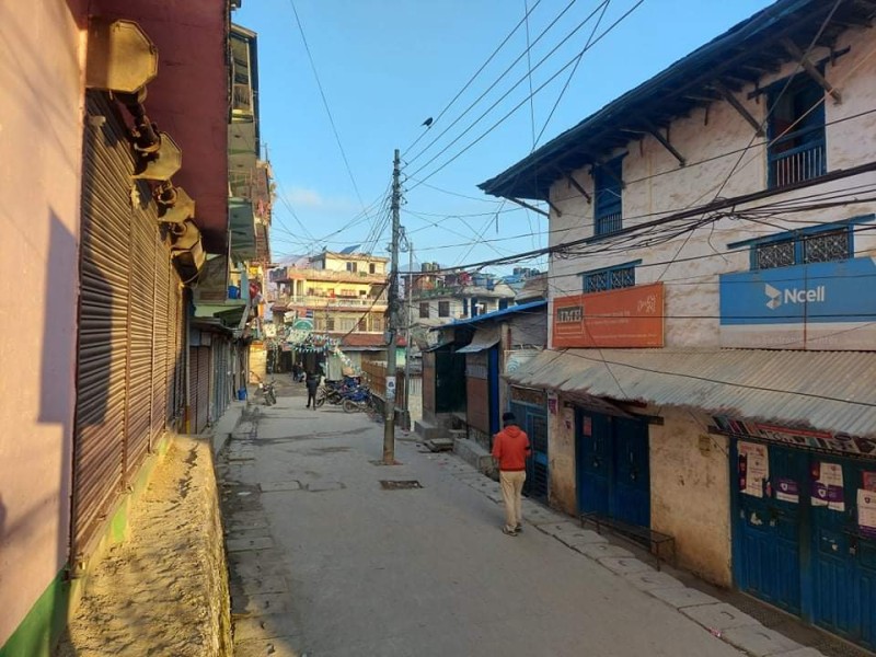 बन्दको प्रभाव रुकुम पश्चिममा पनि 