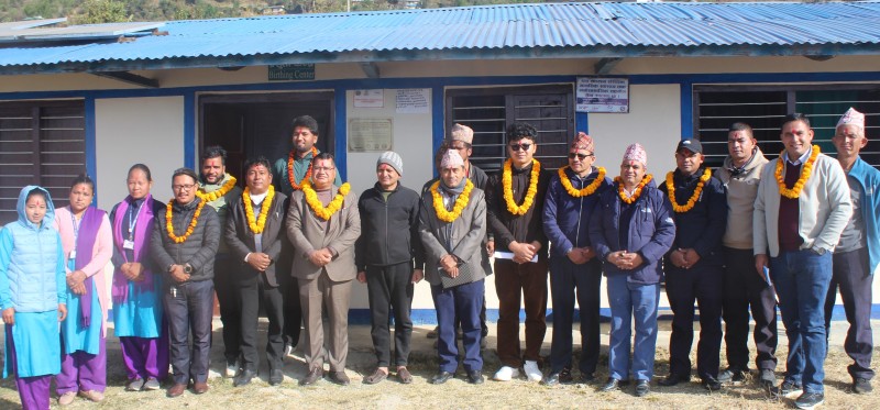 साँख स्वास्थ्य चौकीमा सम्पादित कार्यक्रमको संयुक्त अनुगमन 