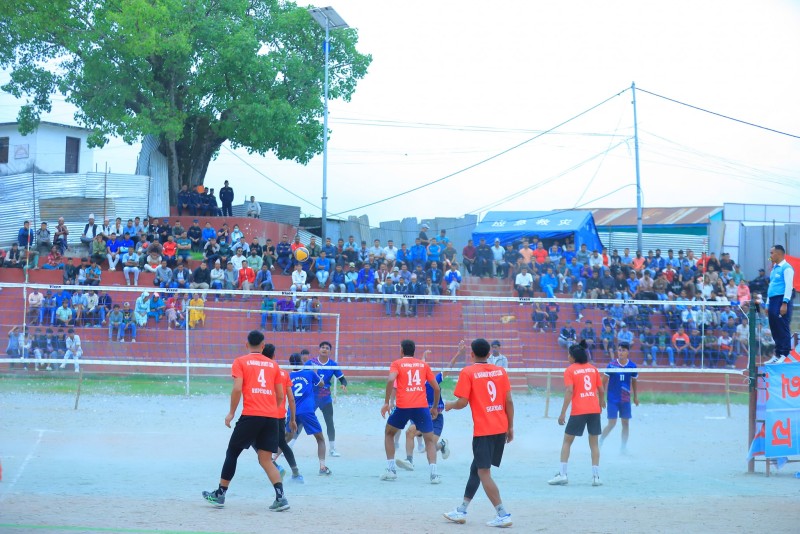 तेस्रो रुकुम भलिबल: आज ५ खेल हुँदै