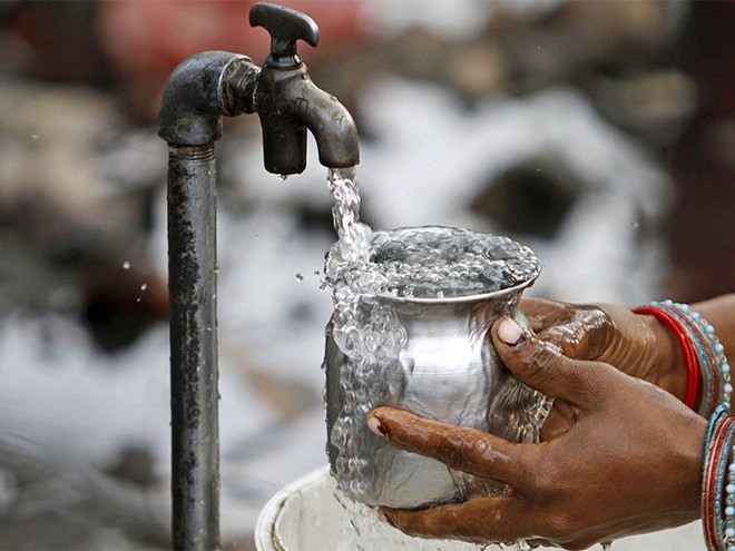 पाखापानीमा खानेपानीको काम अन्तिम चरणमा