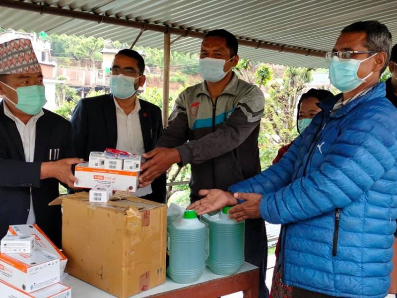 कोरोना रोकथाममा शिक्षकहरुको जागरण अभियान