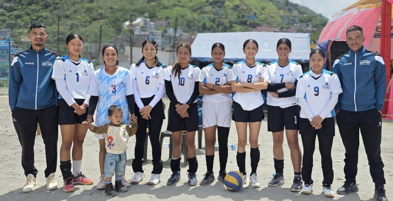 रुकुम कप भलिबल: महिला तर्फ रुकुम भलिबल टिम तृतीय 