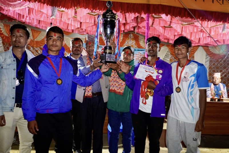 चौथो निशाना कप: पुरुष भलिबलमा मुसिकोट ७ र महिलामा दार्मा ५ प्रथम 