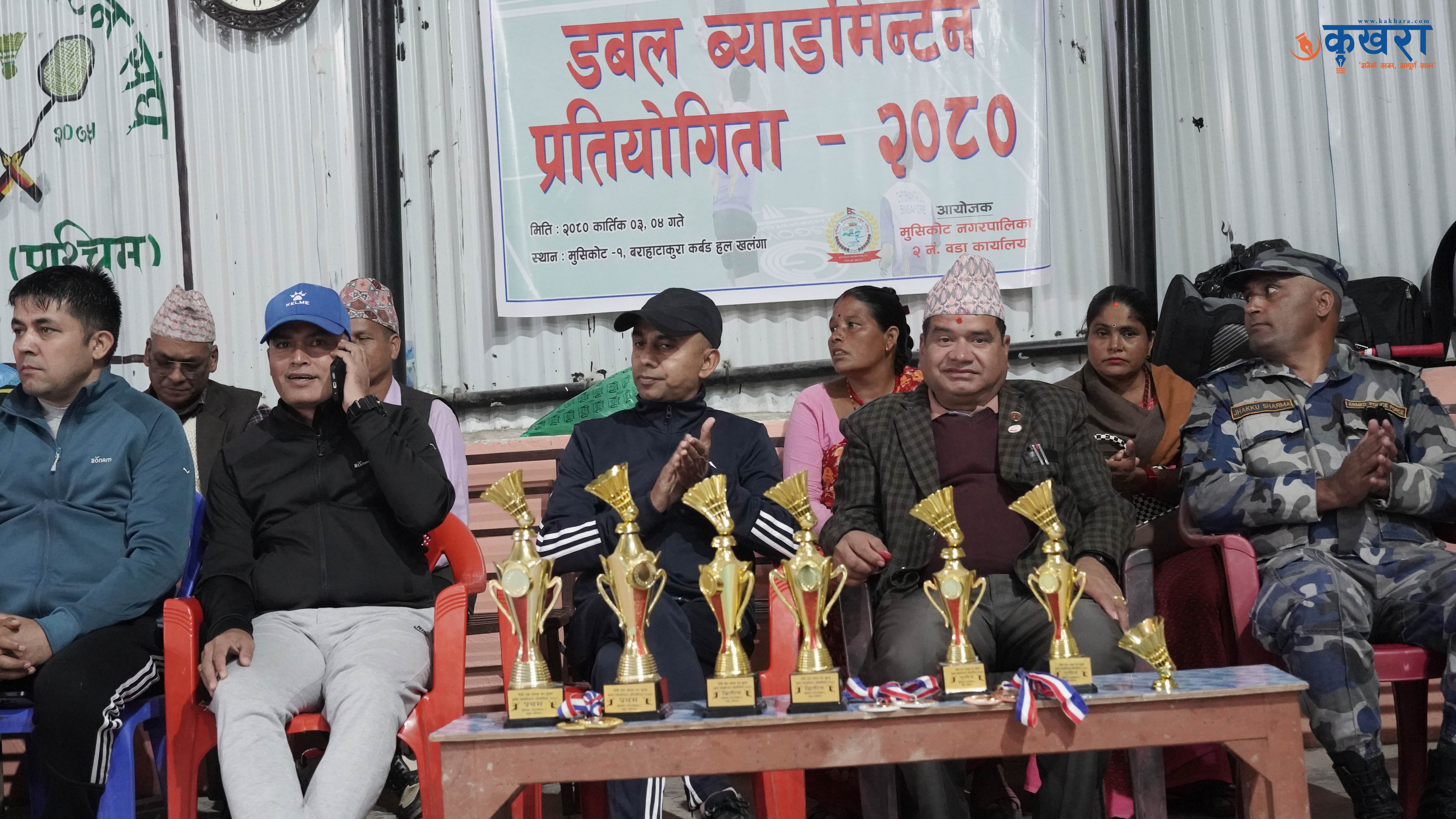खलंगामा दोस्रो वडाध्यक्ष कप पुरुष ब्याडमिन्टन प्रतियोगिता सुरु