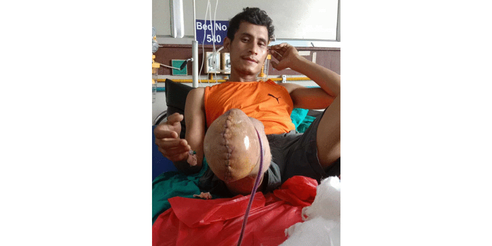 क्यान्सर पीडित लोकेन्द्रको उपचारका लागि सहयोगको याचना