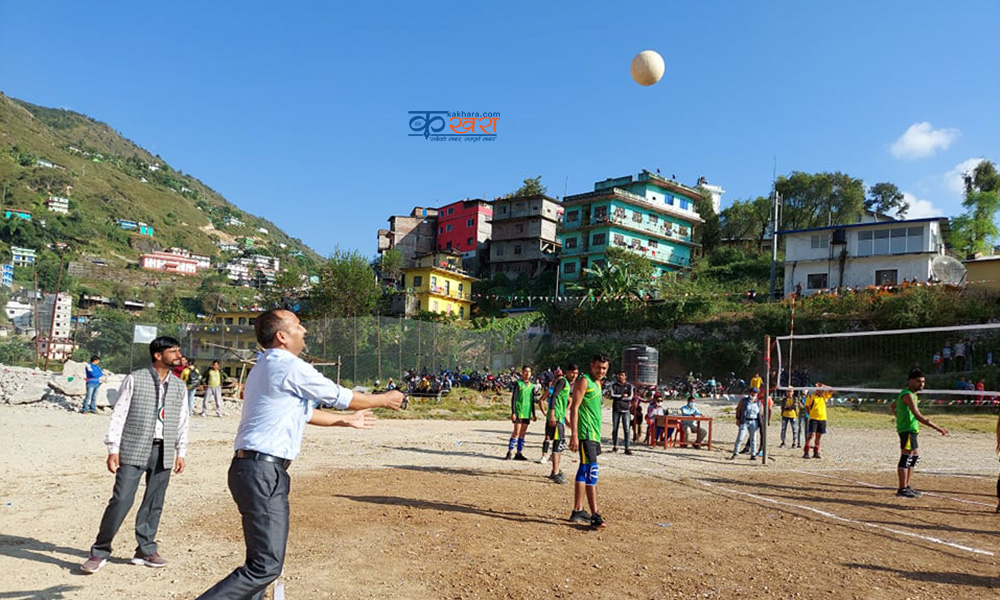 खलंगामा अन्तर पालिका स्तरीय खेलकुद प्रतियोगीता सुरु 